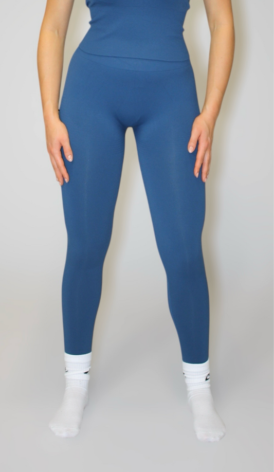 Sport legging blauw