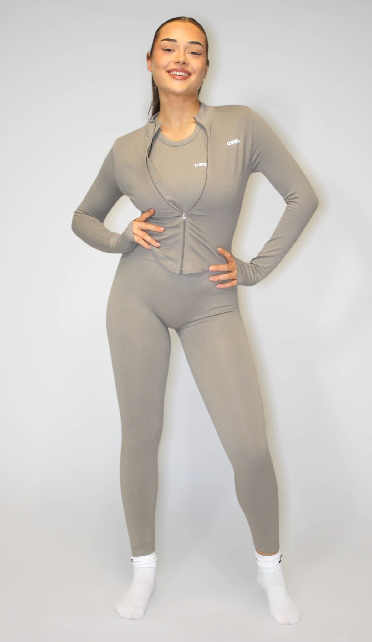 ASAP sport set taupe